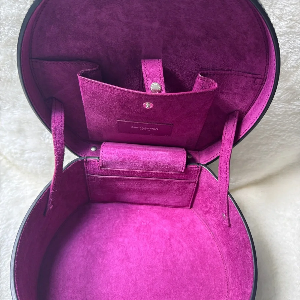 SAINT LAURENT Mica Hat Box Bag - Picture 13 of 14